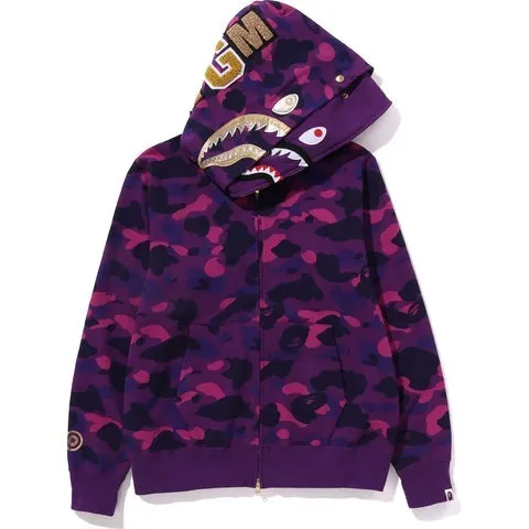 Bathing Ape camouflage long sleeves logo hoodies