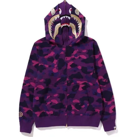 Bathing Ape camouflage long sleeves logo hoodies