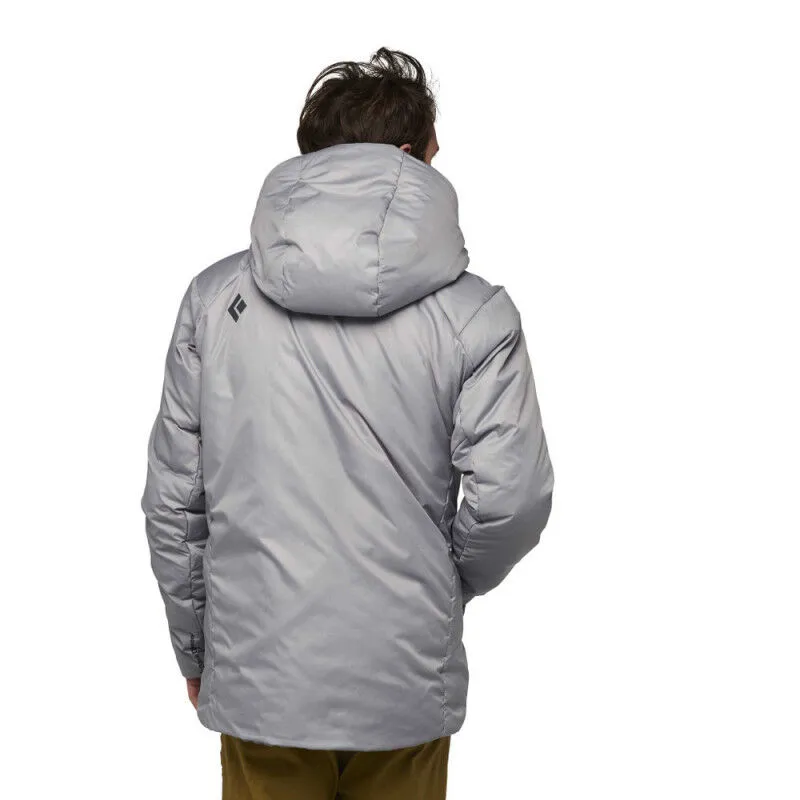 Black Diamond synthetic belay parka men.