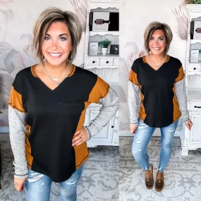 Black Knit Top - Standing Still