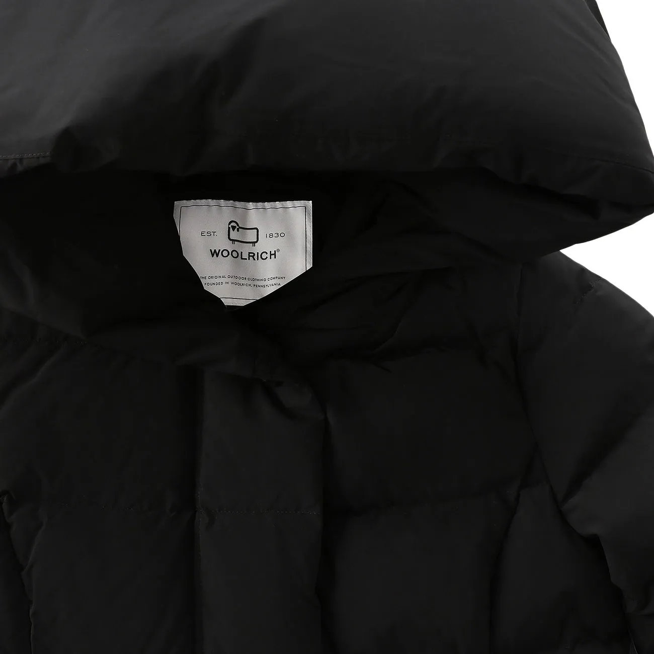 Black Women's Puffer Parka Jacket - Prescott.