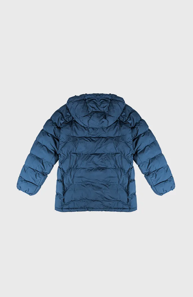 Blue Men's Parka Jacket