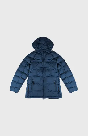 Blue Men's Parka Jacket