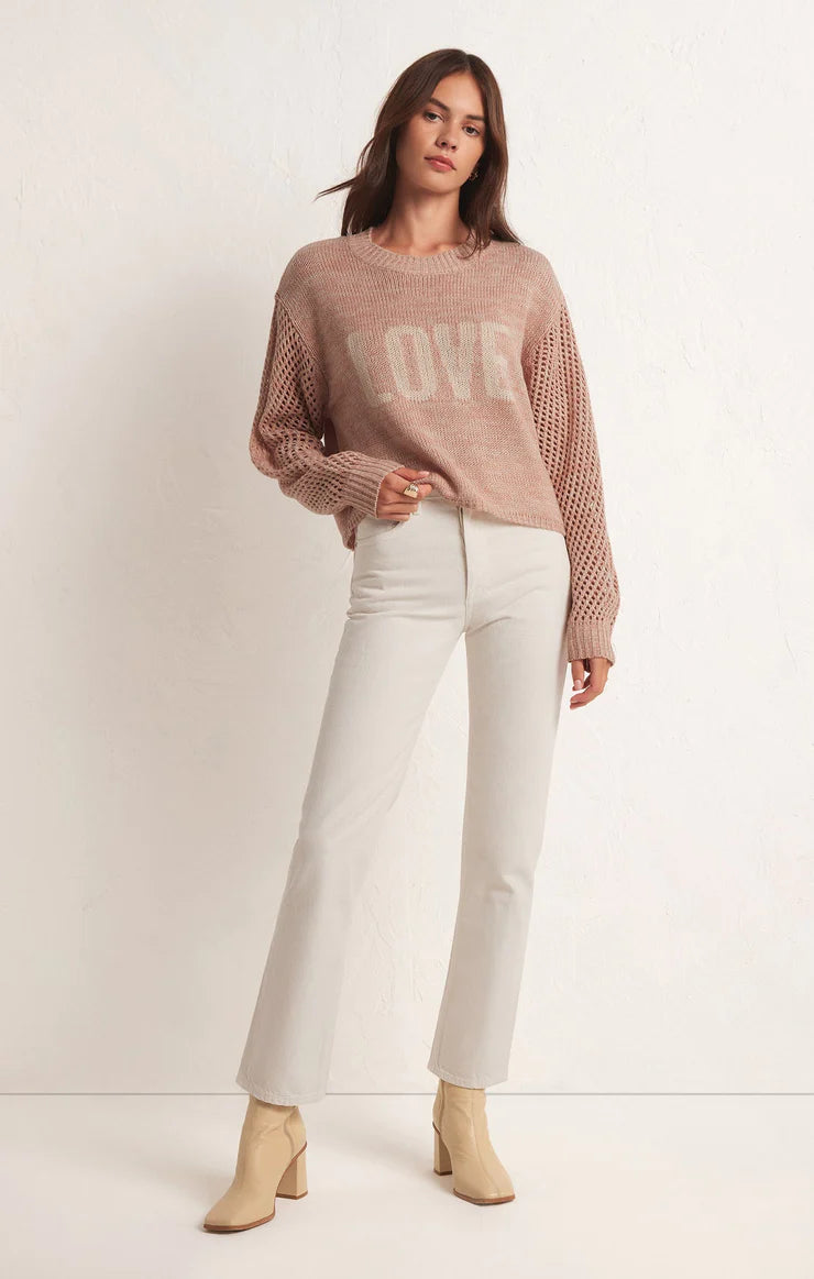 Blushing Love Sweater - Pink Romantic Sweater