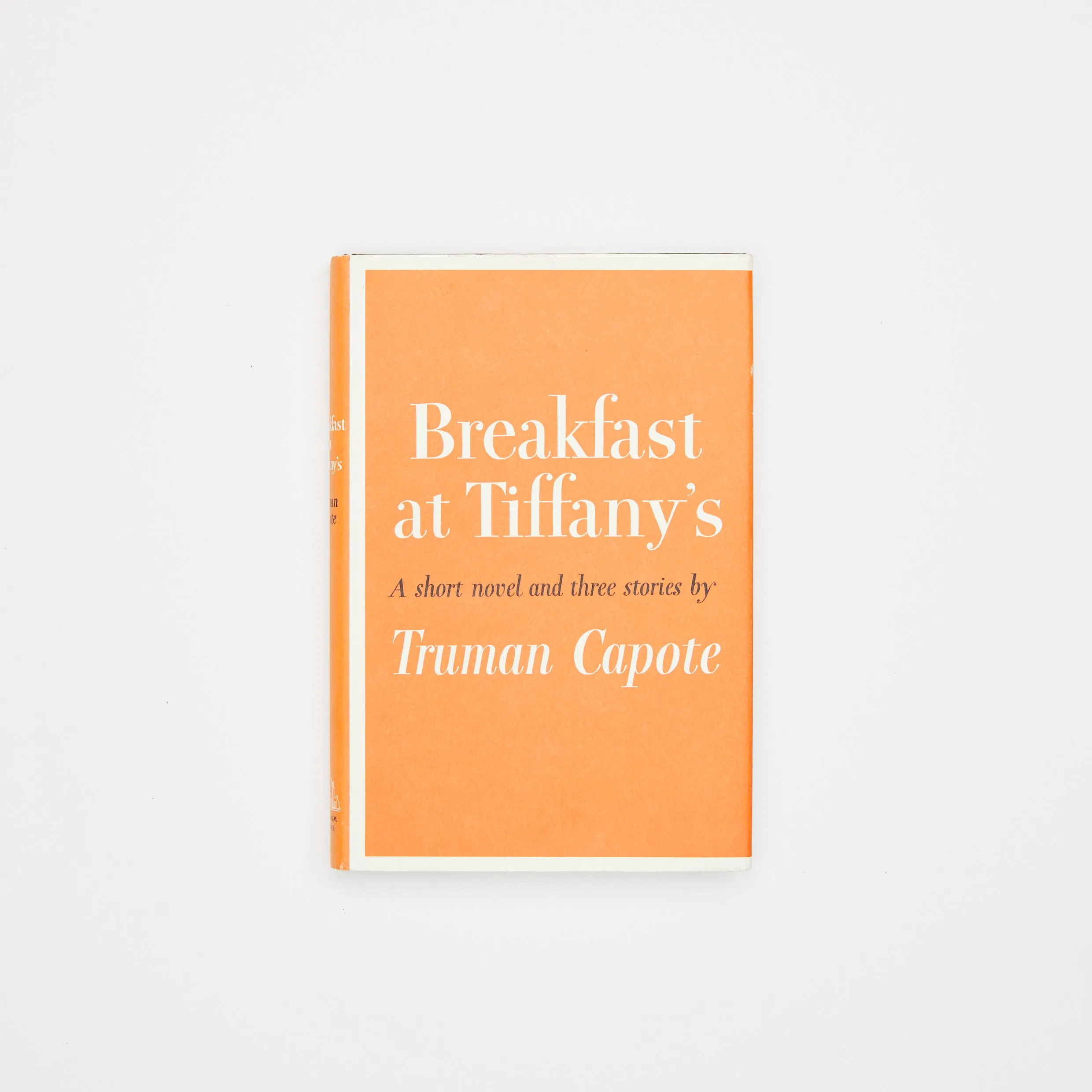 Breakfast at Tiffany's by Truman Capote: Random House, New York, 1958.