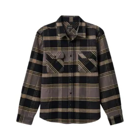 Brixton Bowery Flannel Black Beige