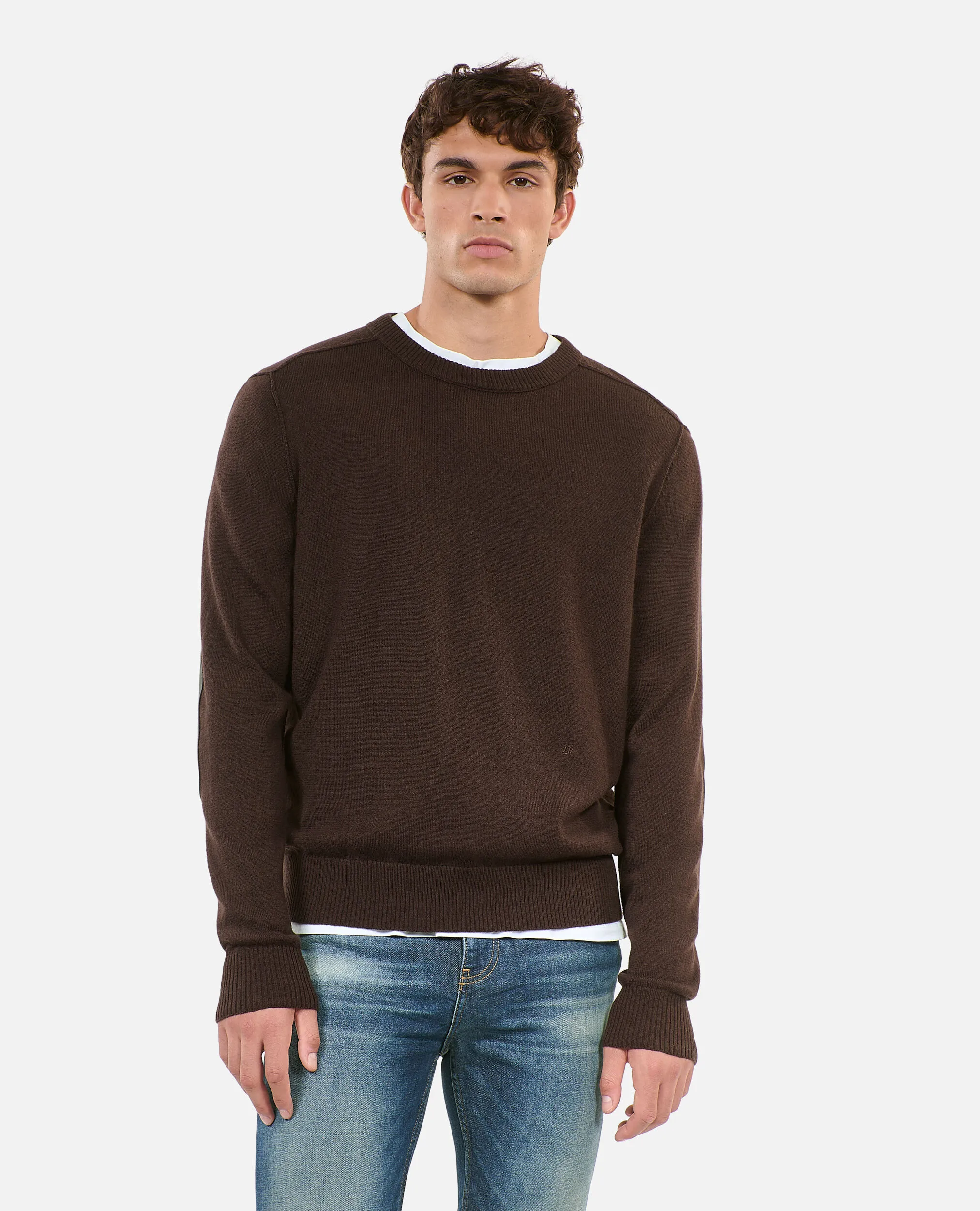 Brown wool sweater