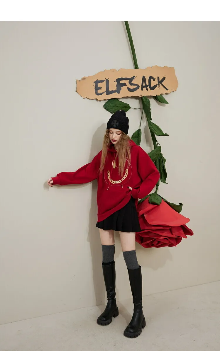 Browse hoodies and sweatshirts by ELF SACK, crafted from blended fabrics, with oversized designs.