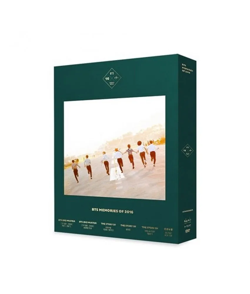 BTS 2016 Memories DVD (4 Disc Set) – Kpop Bangtan Boys Photobook and Card