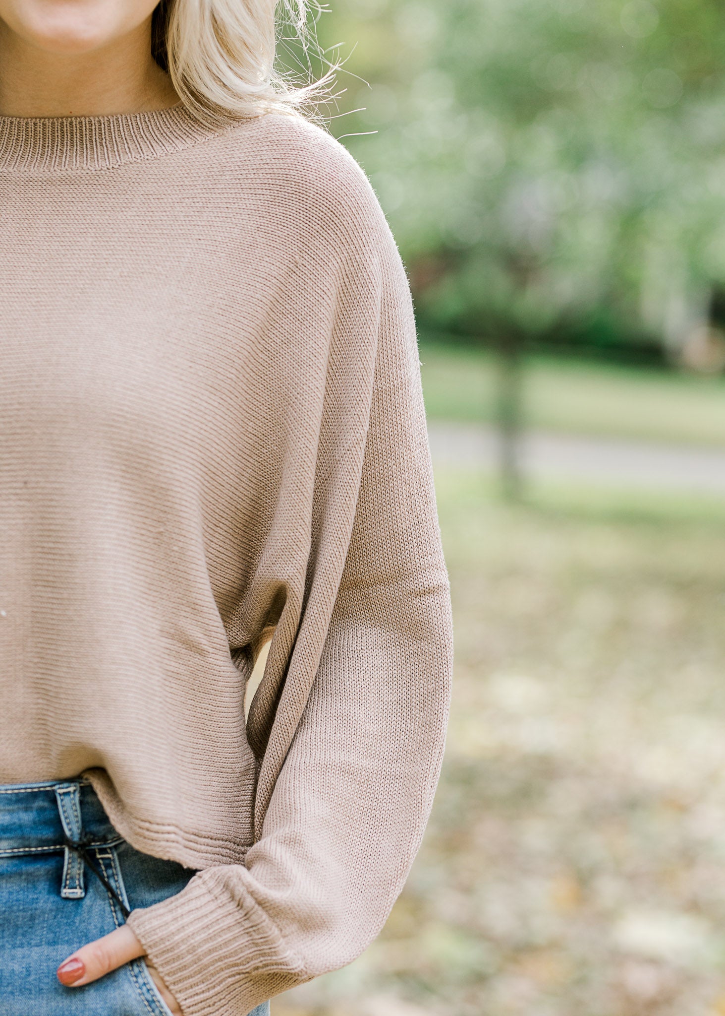 Camel Layering Sweater - Comfortable and Stylish