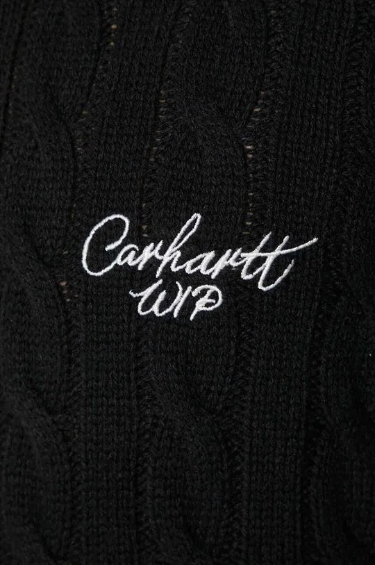 Carhartt WIP wool jumper Signature Sweater men’s black color I033885.K02XX