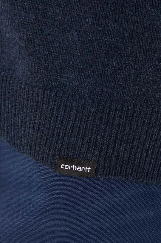 Carhartt WIP woolen jumper Alten Sweater men’s navy blue color I033917.2FHXX