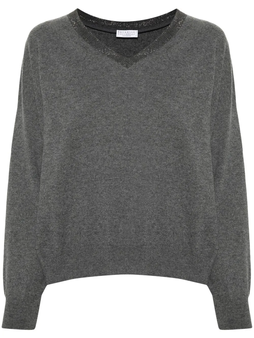 CASHMERE V-NECKED SWEATER