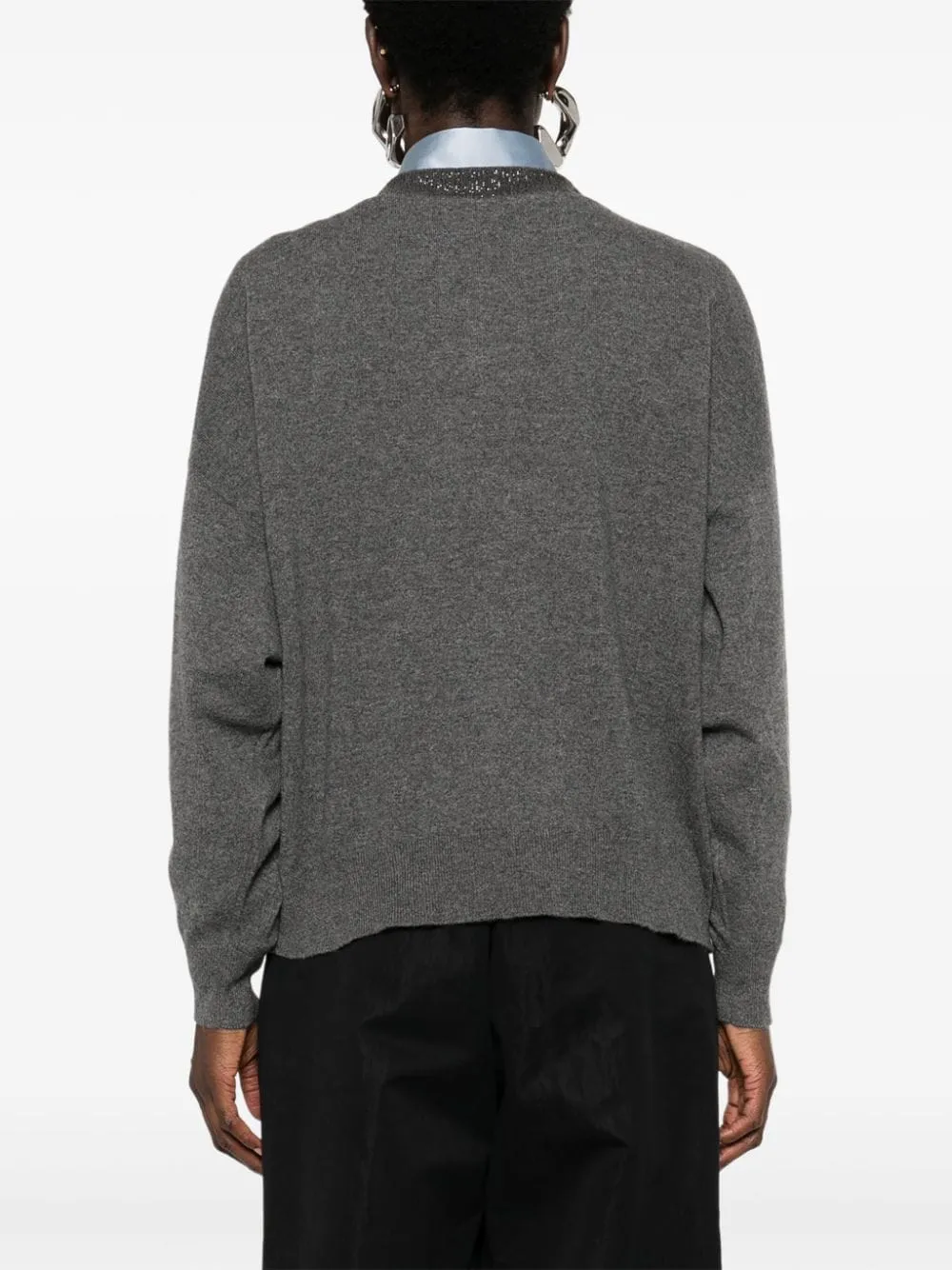 CASHMERE V-NECKED SWEATER