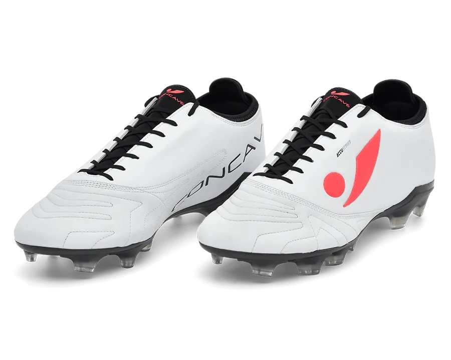 Concave Halo+ Pro v2 FG Football Boot - White/Solar/Black