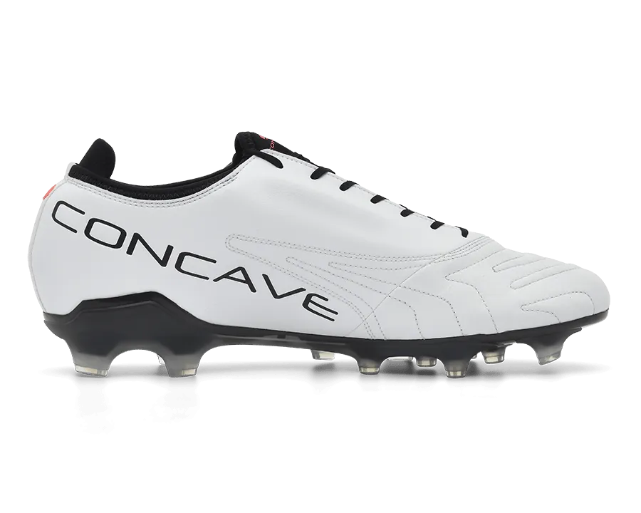 Concave Halo+ Pro v2 FG Football Boot - White/Solar/Black