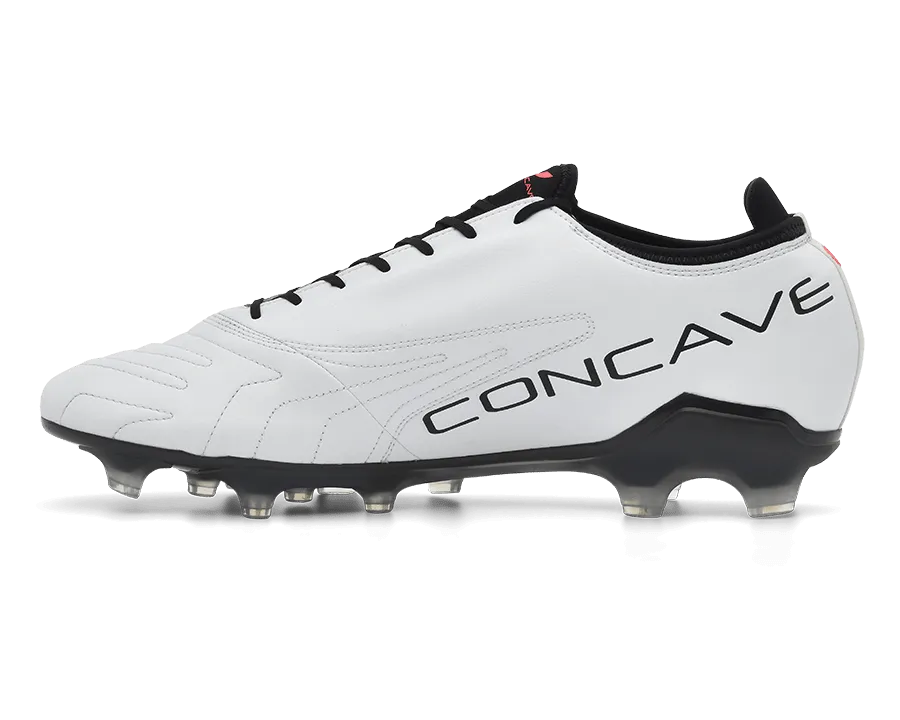 Concave Halo+ Pro v2 FG Football Boot - White/Solar/Black