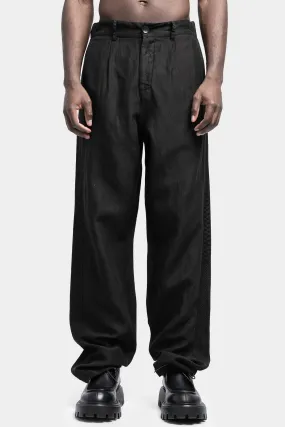 Cotton-flax blend pants