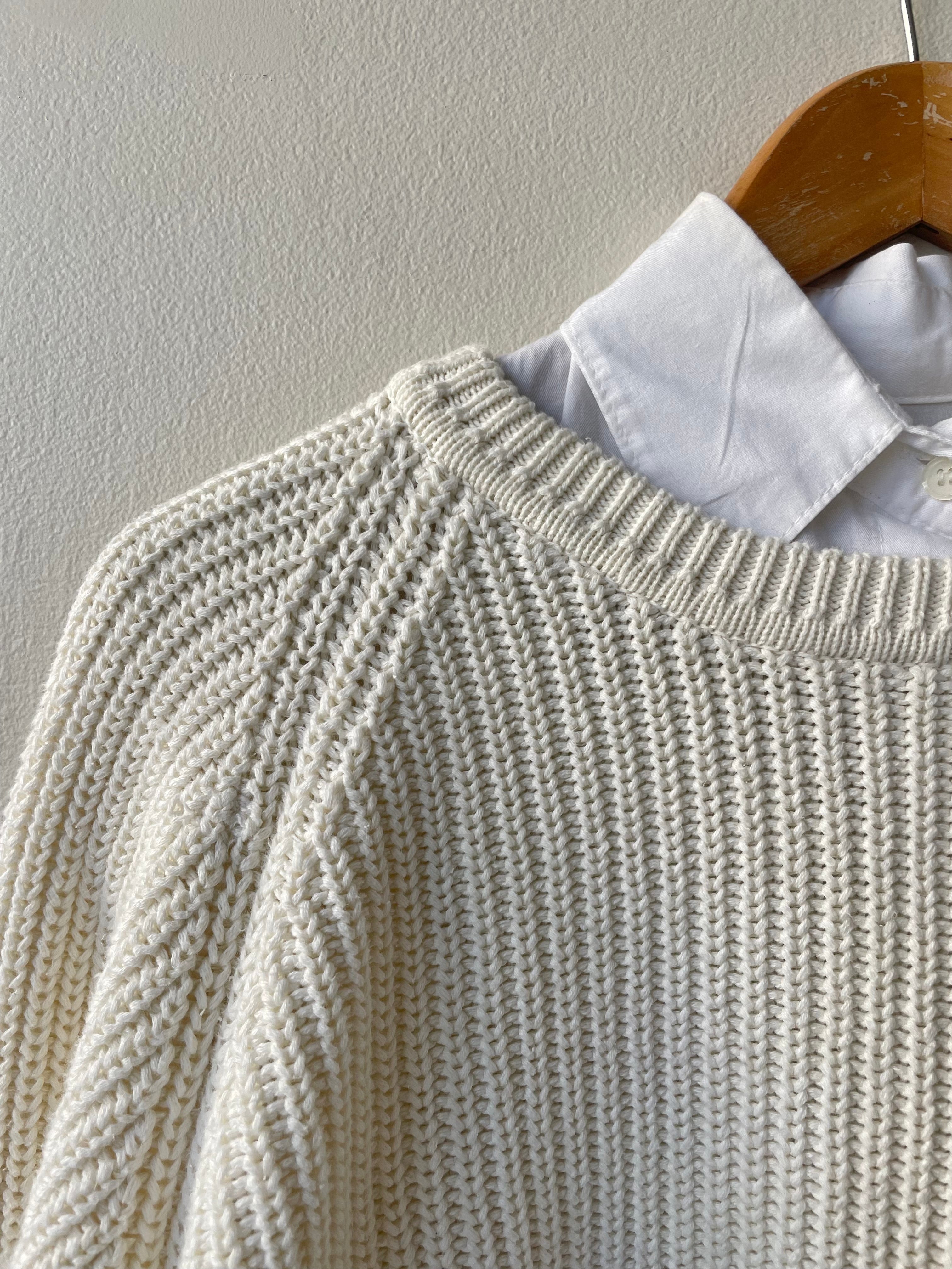 Cotton Knit Sweater