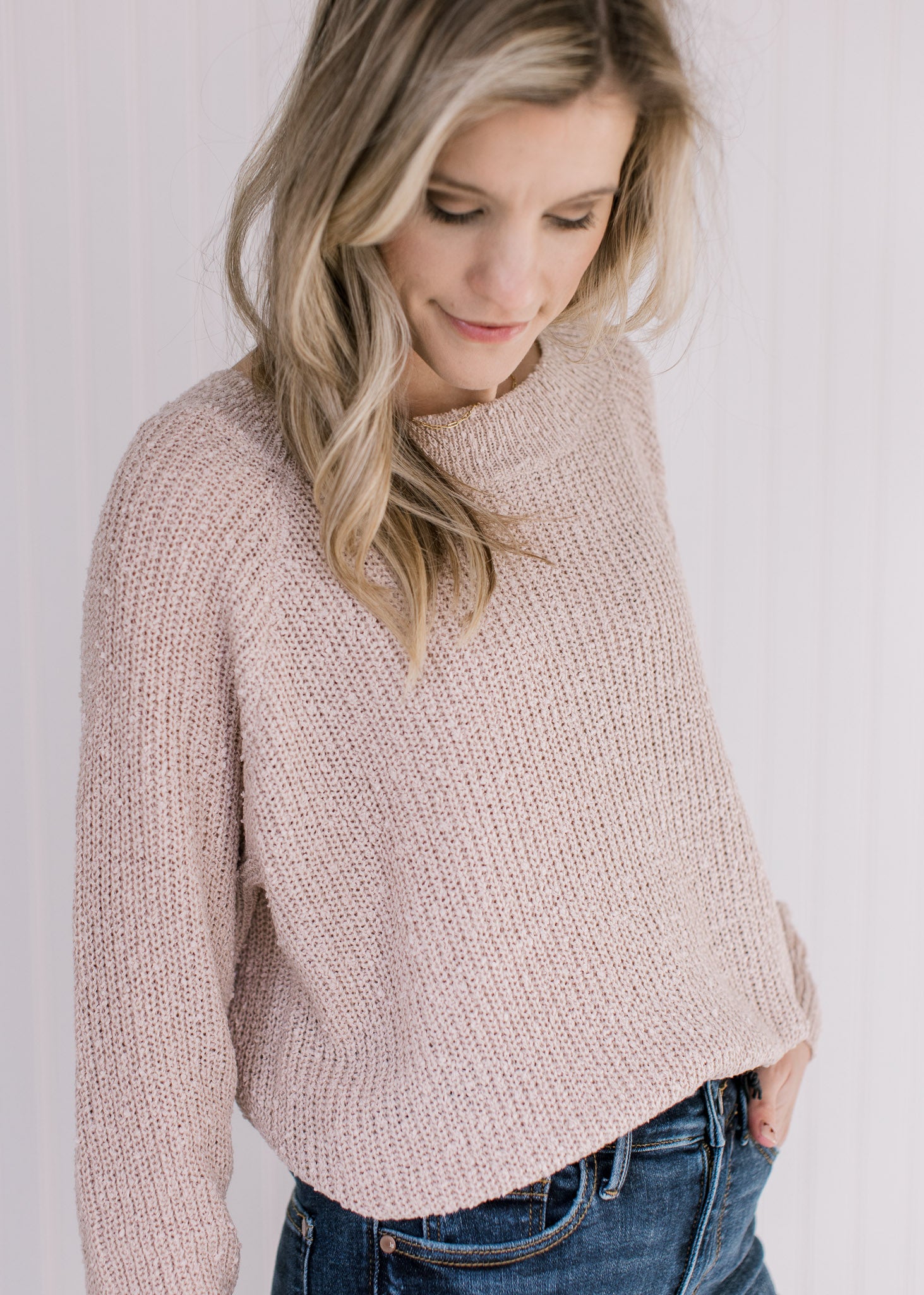 Creamy Knit Sweater