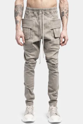 Creatch cargo pants with drawstring, Pearl