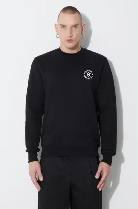 Daily Paper cotton sweatshirt Circle Sweater men's black color 1000113