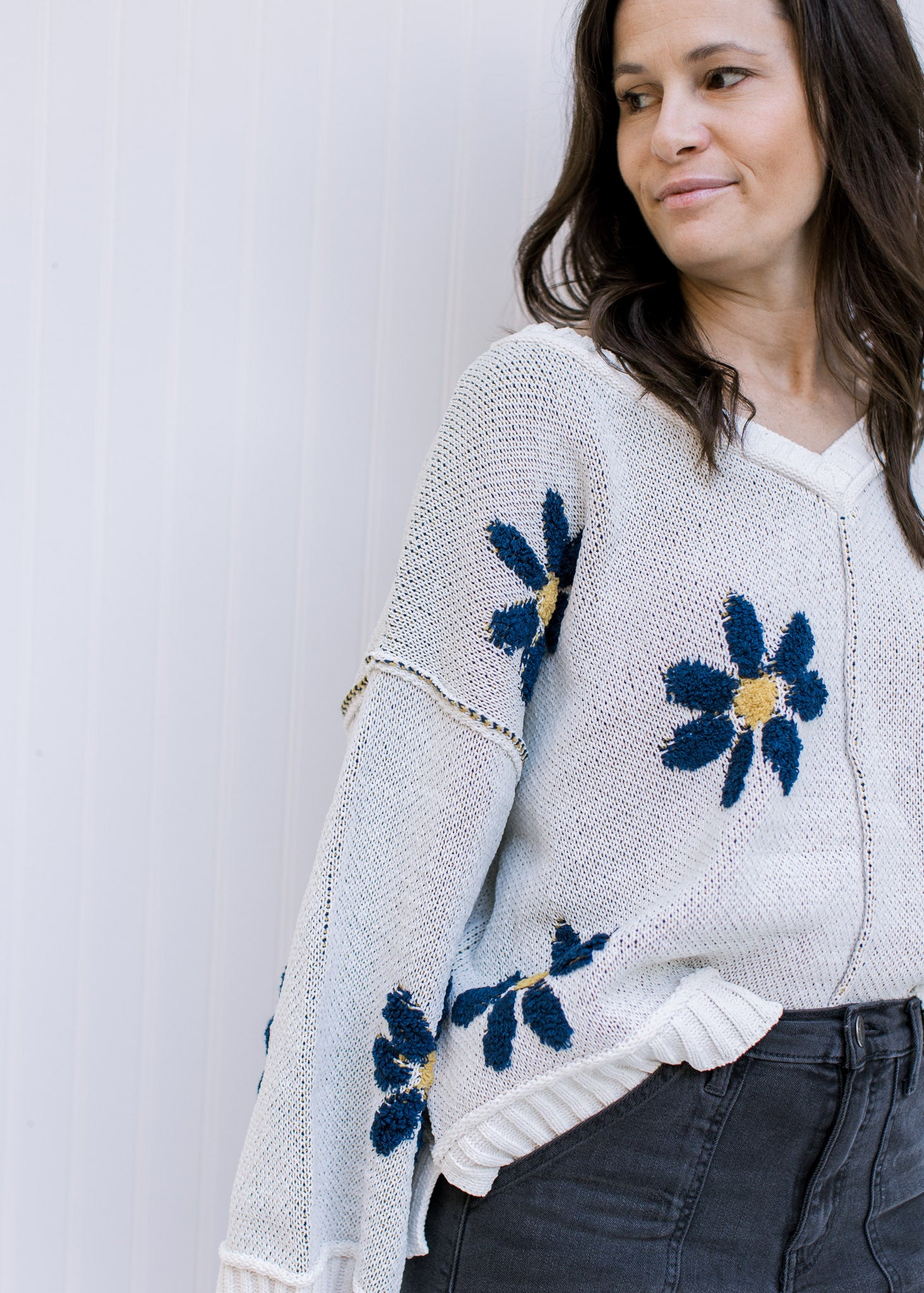 Daisy Ivory Sweater