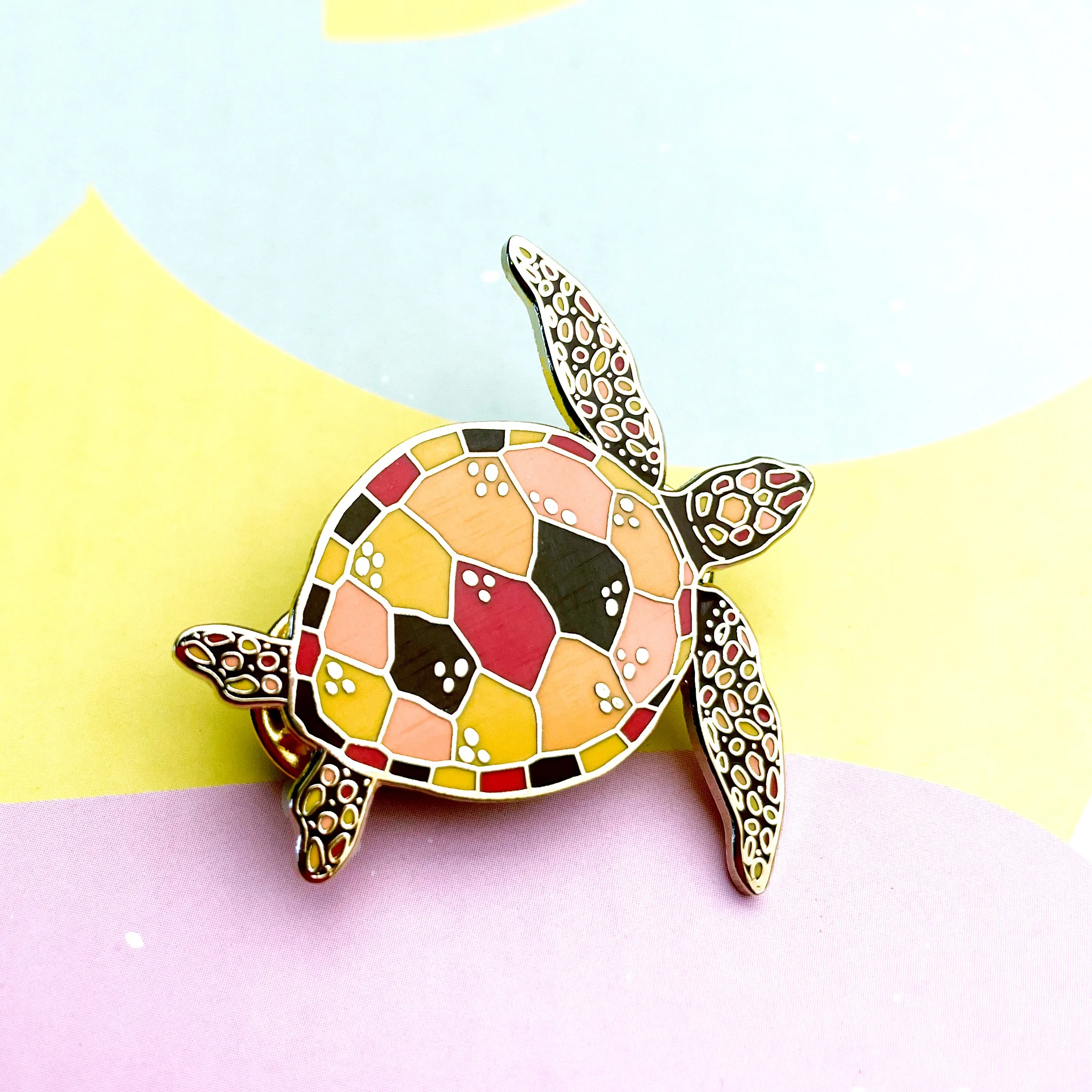 Enamel Pin - Sea Turtle Design