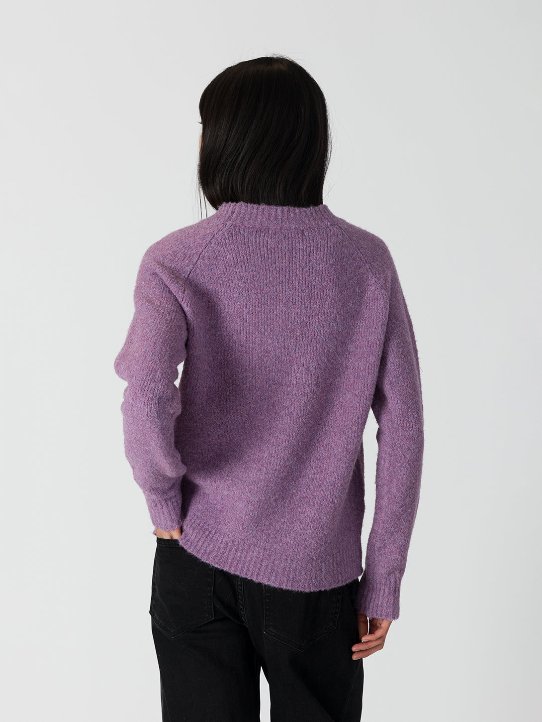 Ezra Crewneck - Mulberry - Fashion Clothing - Buy Online