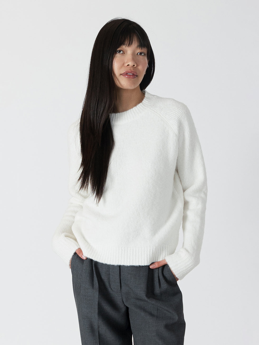 Ezra Crewneck - Off White, Affordable, Stylish, High-Quality.