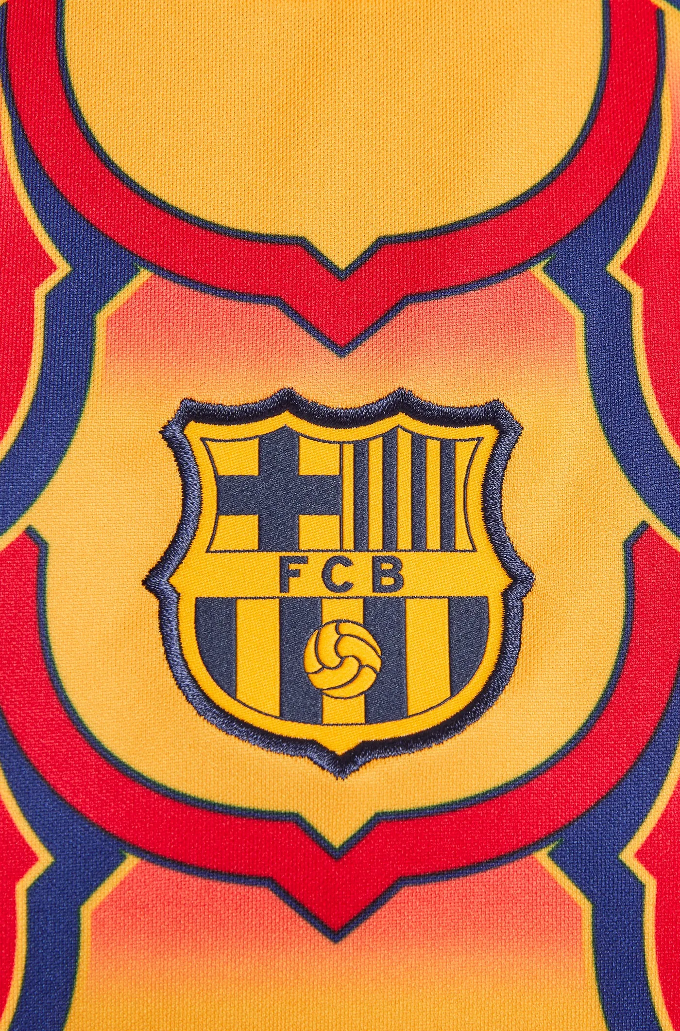 FC Barcelona gold pre-match jersey