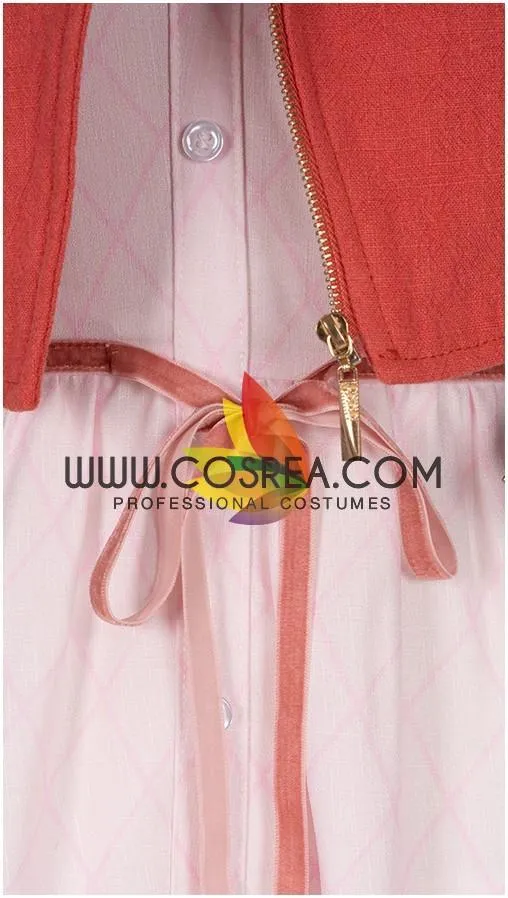 Final Fantasy VII Remake Aerith Cosplay Costume | FF7 Remake Costume