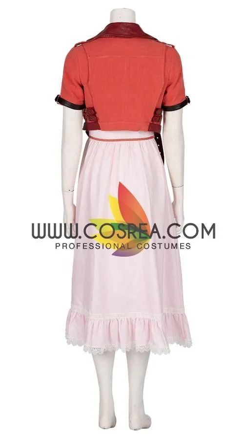 Final Fantasy VII Remake Aerith Cosplay Costume | FF7 Remake Costume