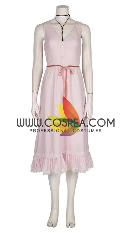 Final Fantasy VII Remake Aerith Cosplay Costume | FF7 Remake Costume