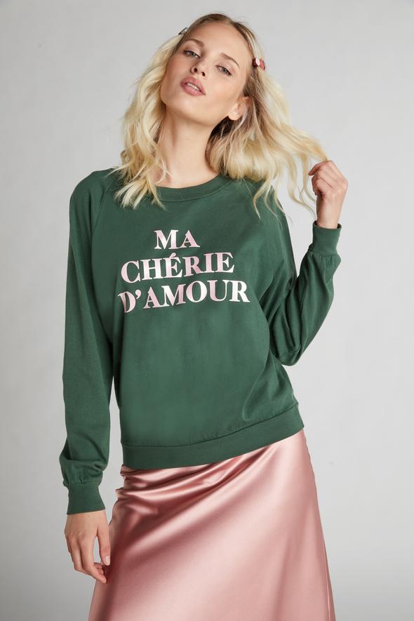 Fiona Crew Sweater - Wildfox Ma Cherie Collection