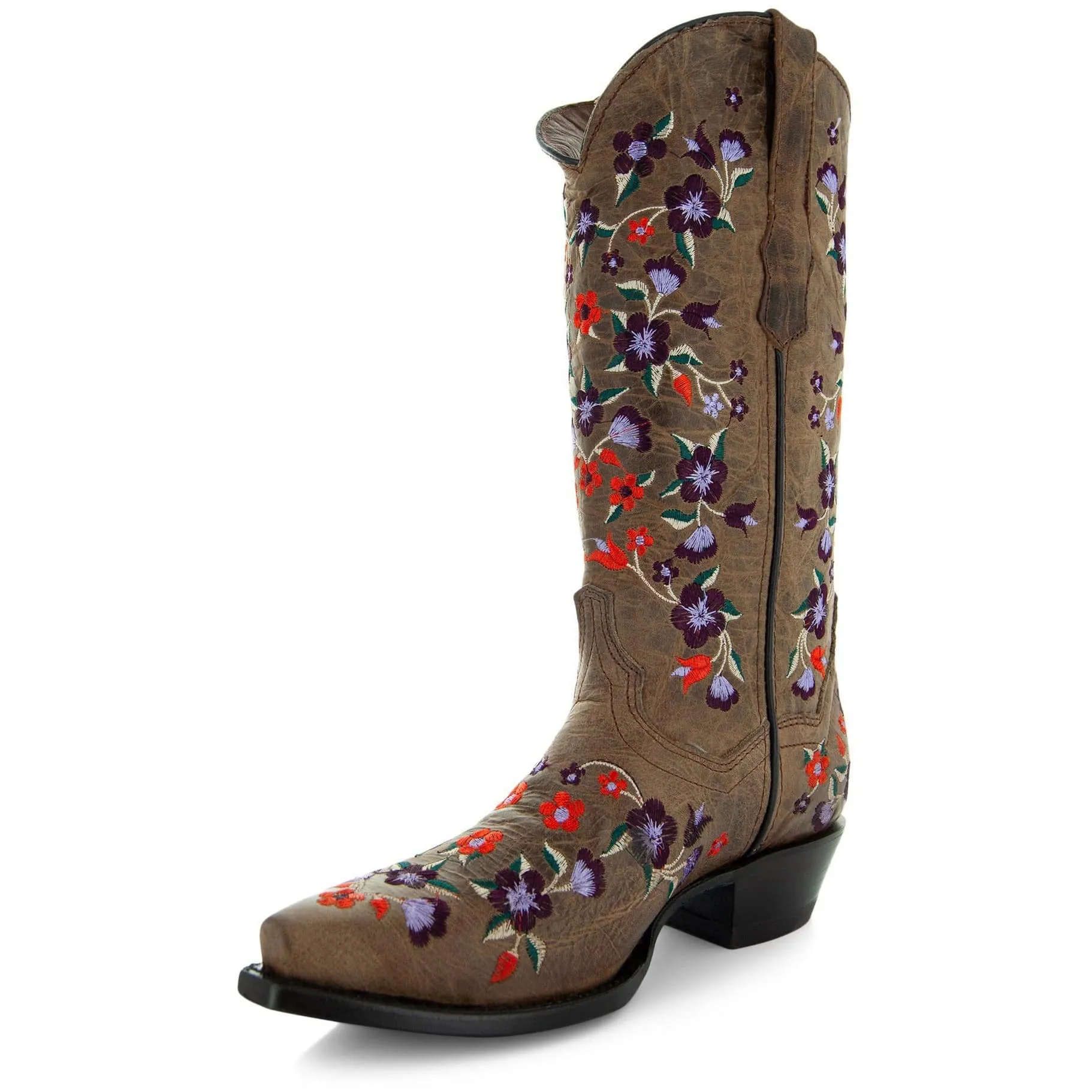 Flower Cowgirl Boots | Floral Fantasy Cowgirl Boots (M50031)