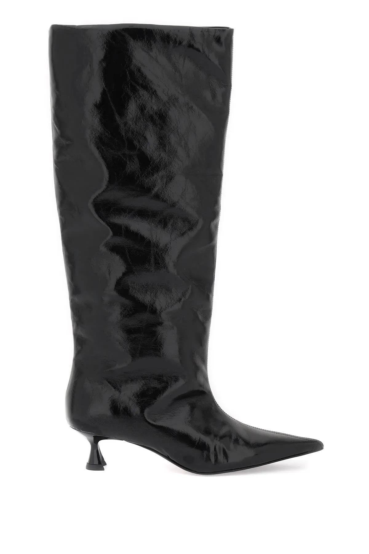 GANNI soft slouchy high boots