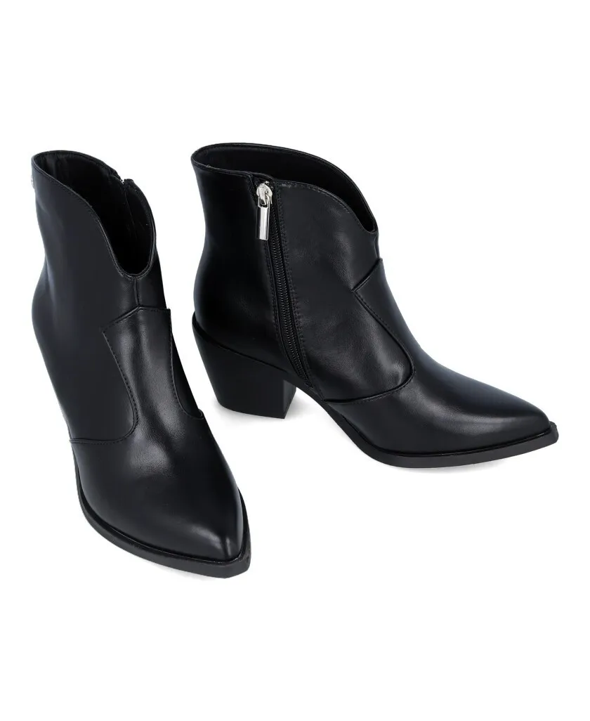 Gioseppo Portree 70784 Black cowboy ankle boots