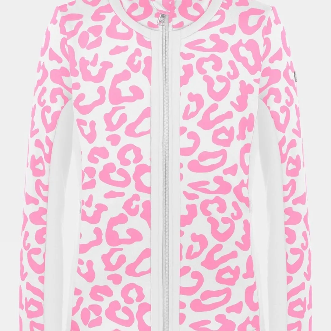 Girls Leopard Fleece Jacket