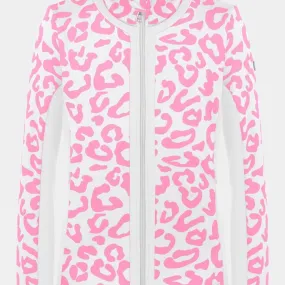 Girls Leopard Fleece Jacket