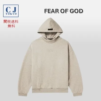 God Fear Plain Cotton Hoodies & Sweatshirts with Long Sleeves