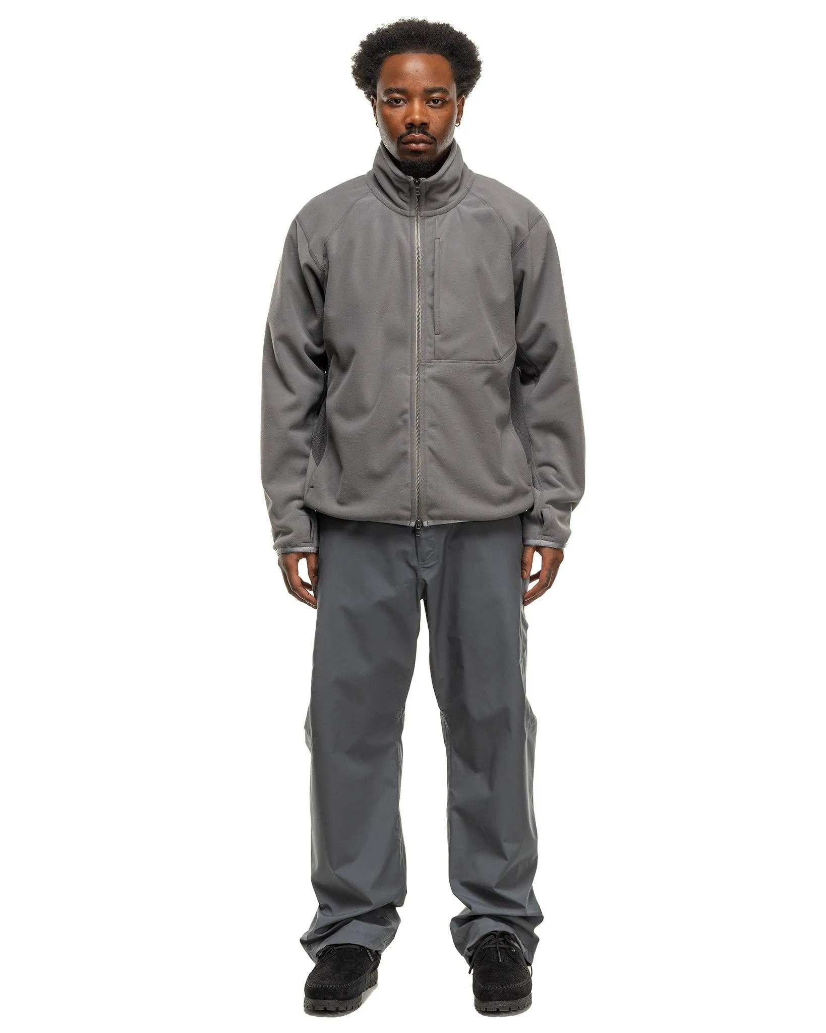 GORE-TEX WINDSTOPPER 3L Fleece Jacket - Polartec MicroGrid Grey