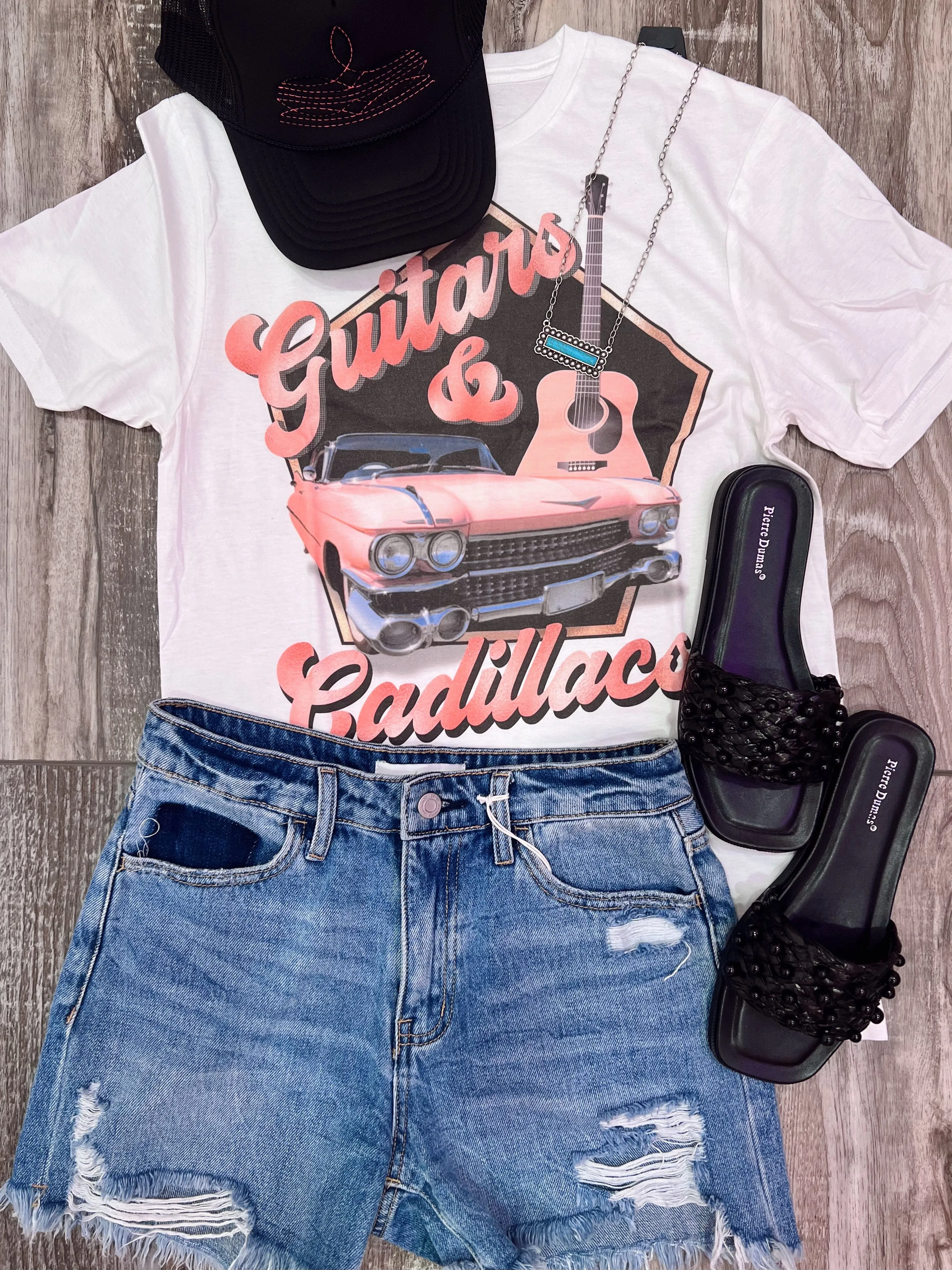 Guitars and Cadillacs Tee - Best Deals Online - Limited Stock