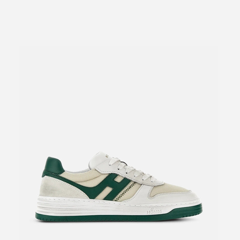 Hogan White Green H630 Sneakers