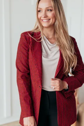 Huntley Checkered Blazer - Shop Now!