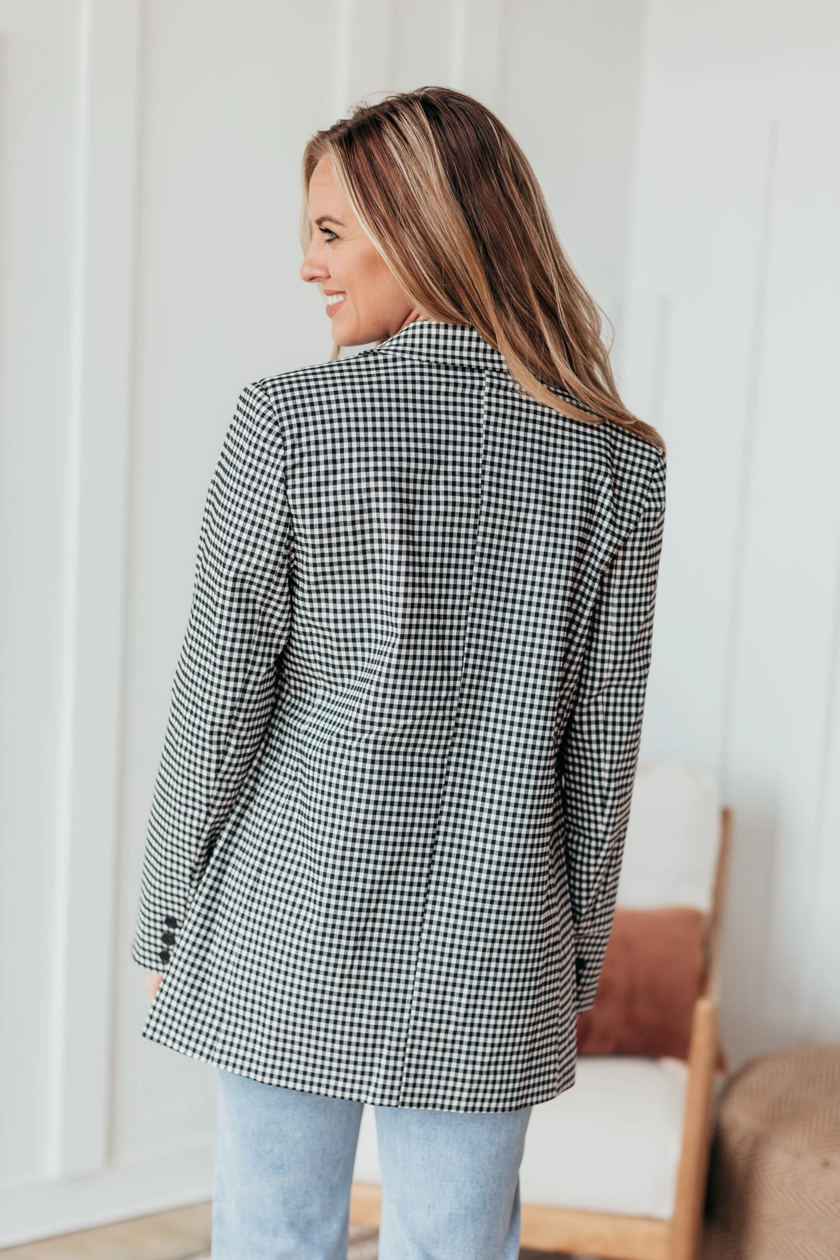 Huntley Checkered Blazer - Shop Now!