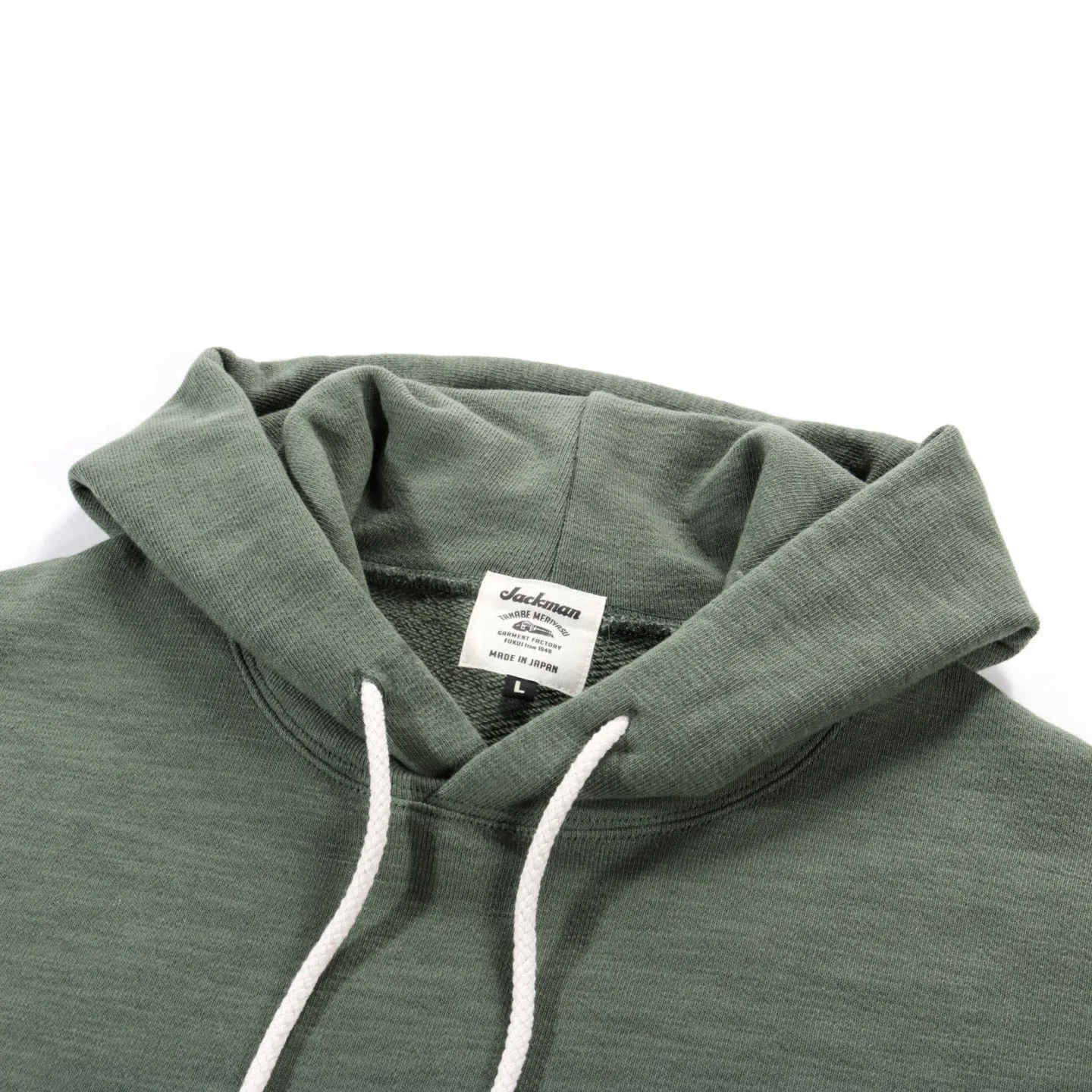 JACKMAN sweat pullover parka - ash green