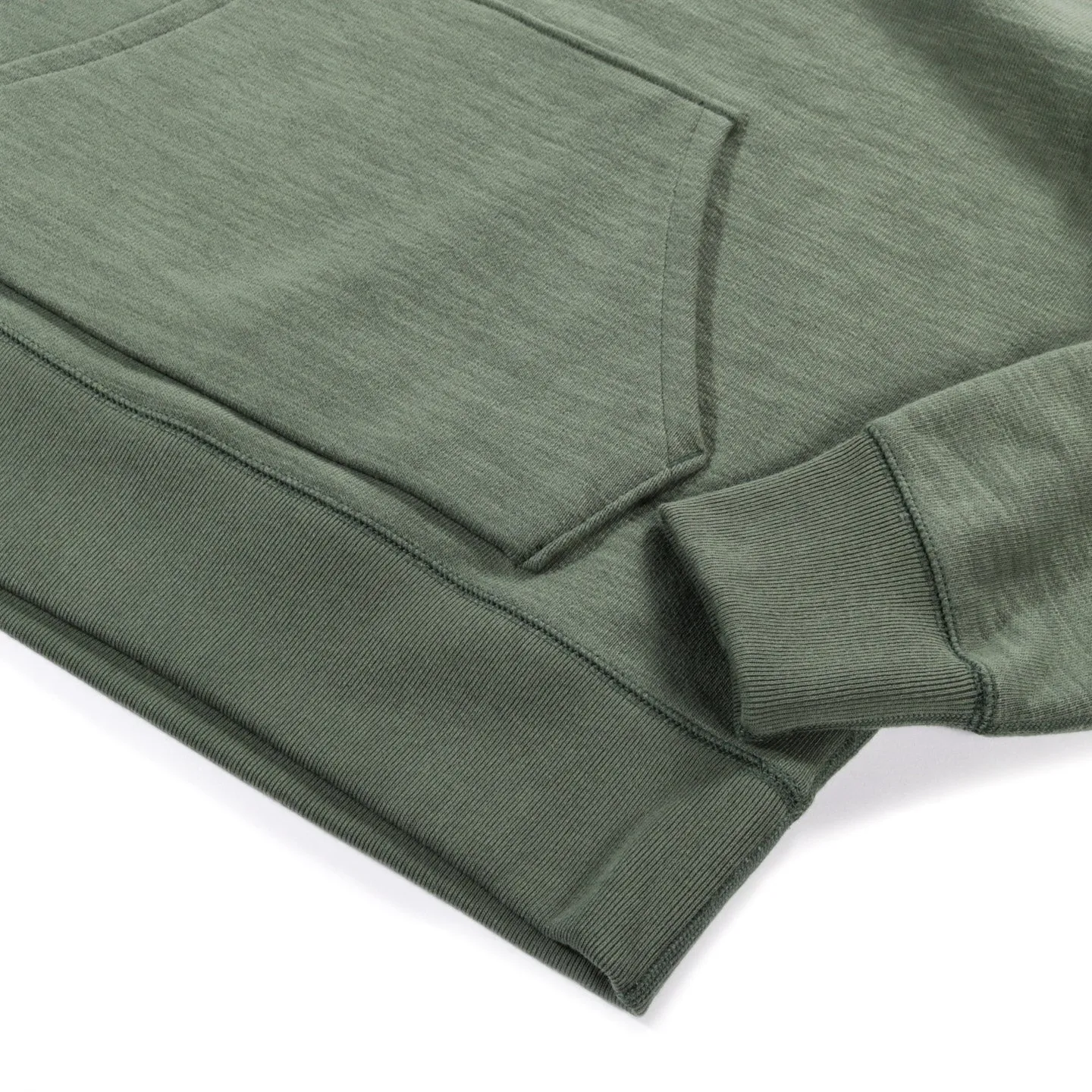 JACKMAN sweat pullover parka - ash green