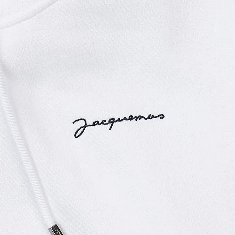 JACQUEMUS | Long Sleeve Plain Cotton Logo Hoodies | Unisex | Street Style