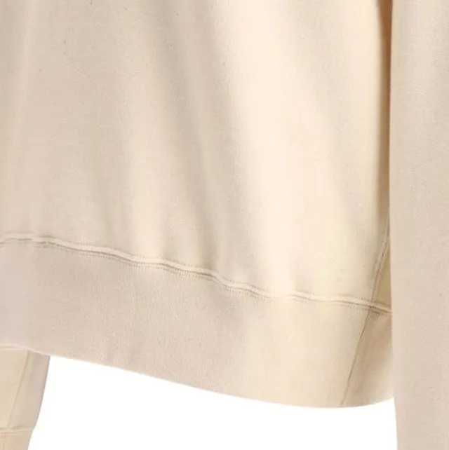 Jil Sander long sleeve plain cotton logo hoodies and sweatshirts